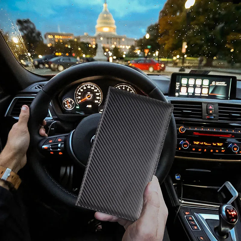 Leather Car Registration and Insurance Card Holder
