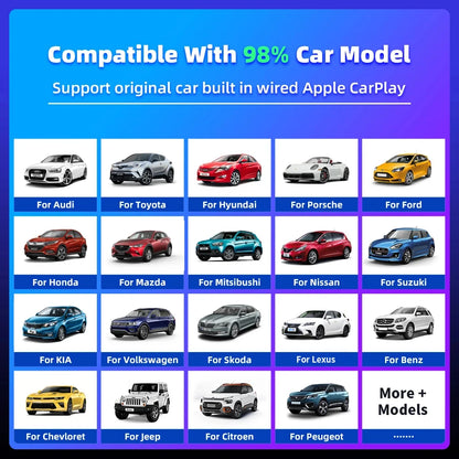 Wireless CarPlay and Android Auto AI Box
