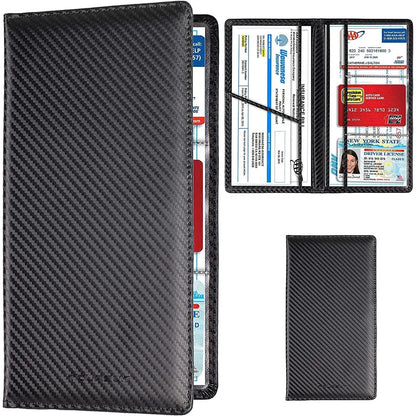 Leather Car Registration and Insurance Card Holder